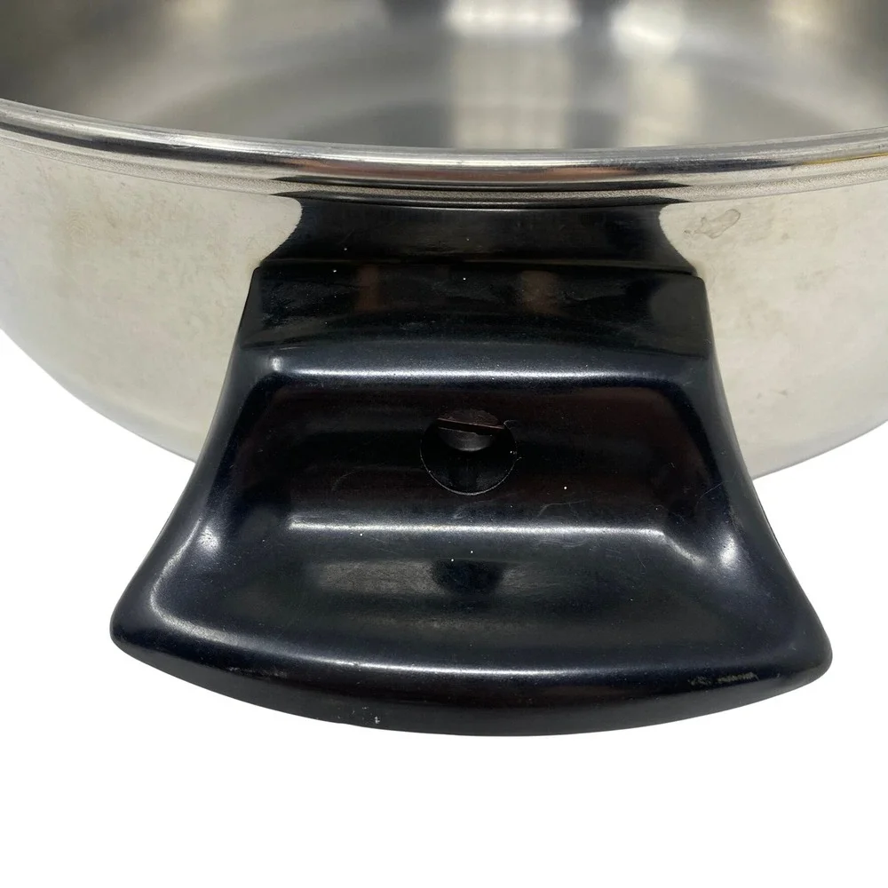 Stainless Steel Replacement Dome Lid Only‎ 10.75in Silver Dual Handle Dutch Oven